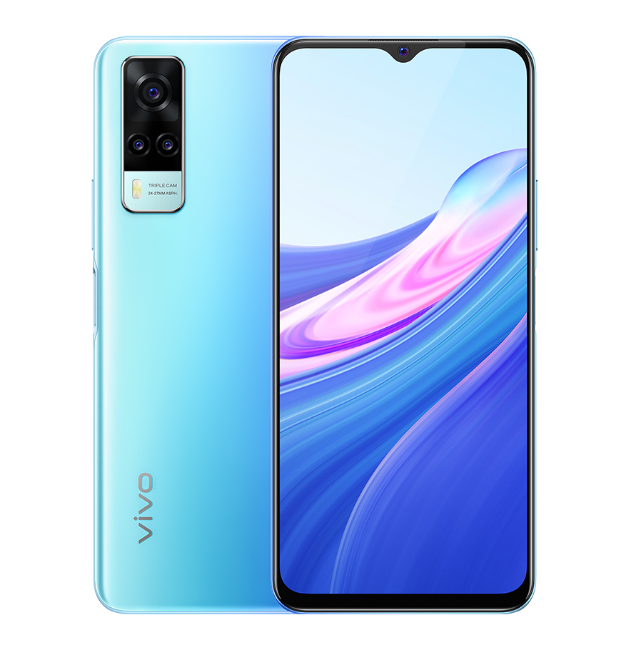 Смартфон vivo Y31 голубой океан, купить телефон виво Y 31 ...