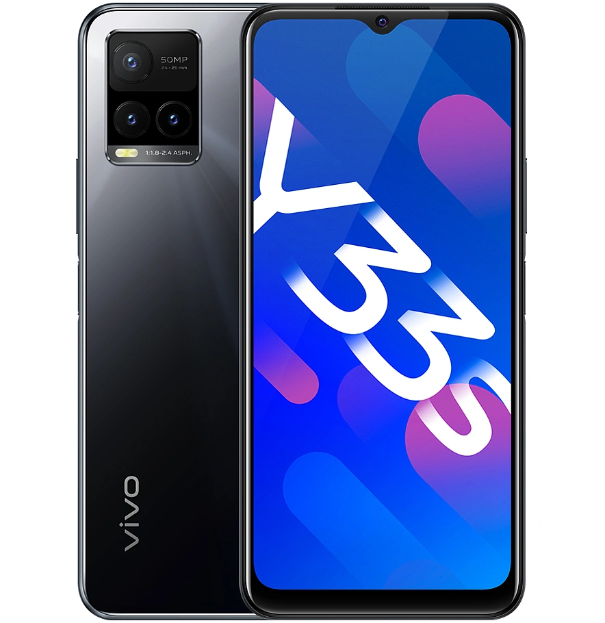 Купить vivo y33s 64 Гб чёрное зеркало, цена смартфона виво y 33s 64 Gb в  Москве 17 990 рублей